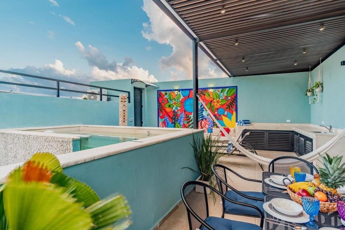 Rincon Del Cielo Rooftop With Glass Walled Pool Мерида Экстерьер фото