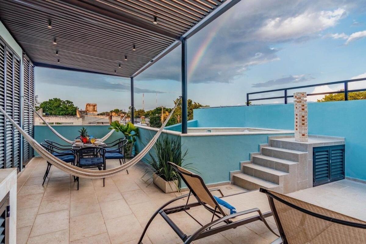 Rincon Del Cielo Rooftop With Glass Walled Pool Мерида Экстерьер фото
